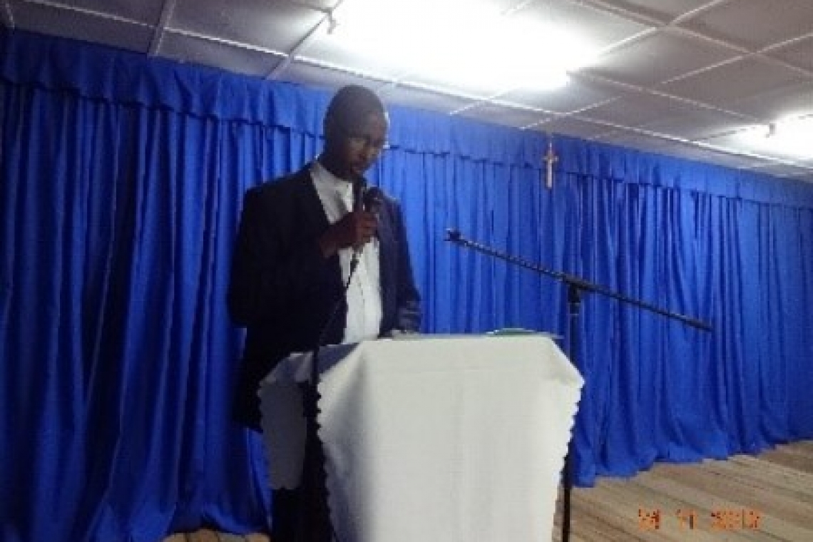 DISCOURS DU REPRESENTANT DES SEMINARISTES LORS DE L’OUVERTURE DE L’A/A 2018-2019