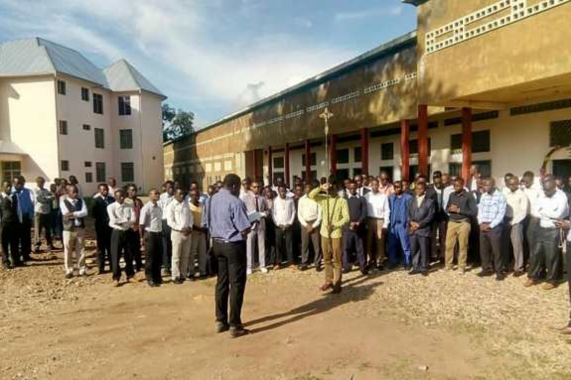Le GrandSéminaire Saint Curé d’Ars en pèlerinage à Mont Sion Gikungu