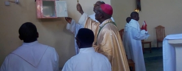 PRISON CENTRALE DE RUTANA : BENEDICTION DE LA CHAPELLE SACRE CŒUR DE JESUS