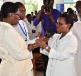 PROFESSION DES VOEUX PERPETUELS PAR SOEUR MARIE CHANTAL GRATIA KABANYIGINYA DE LA CONGREGATION DE SAINT-PAUL DE FRIBOURG A BUJUMBURA