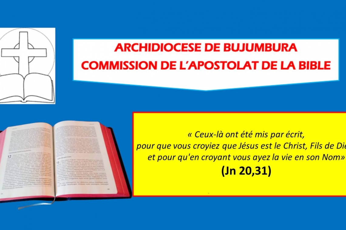 LA COMMISSION CHARGEE DE L'APOSTOLAT DE LA BIBLE MET A JOUR DES ACTIVITES A REALISER AU COURS DU MOIS DE LA BIBLE, JUIN 2021