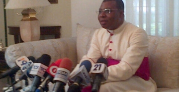 S.E. MGR DIEUDONNE DATONOU, LE NOUVEAU NONCE APOSTOLIQUE AU BURUNDI NOMME PAR LE SAINT PERE FRANÇOIS