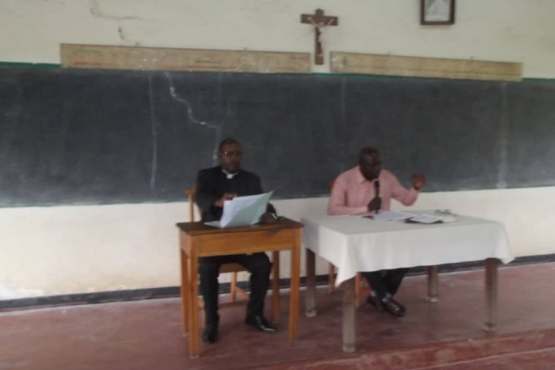 ENTRETIEN SUR L'AUTO-PRISE EN CHARGE DU 28 OCTOBRE 2021 AU GRAND SEMINAIRE  DE BUJUMBURA