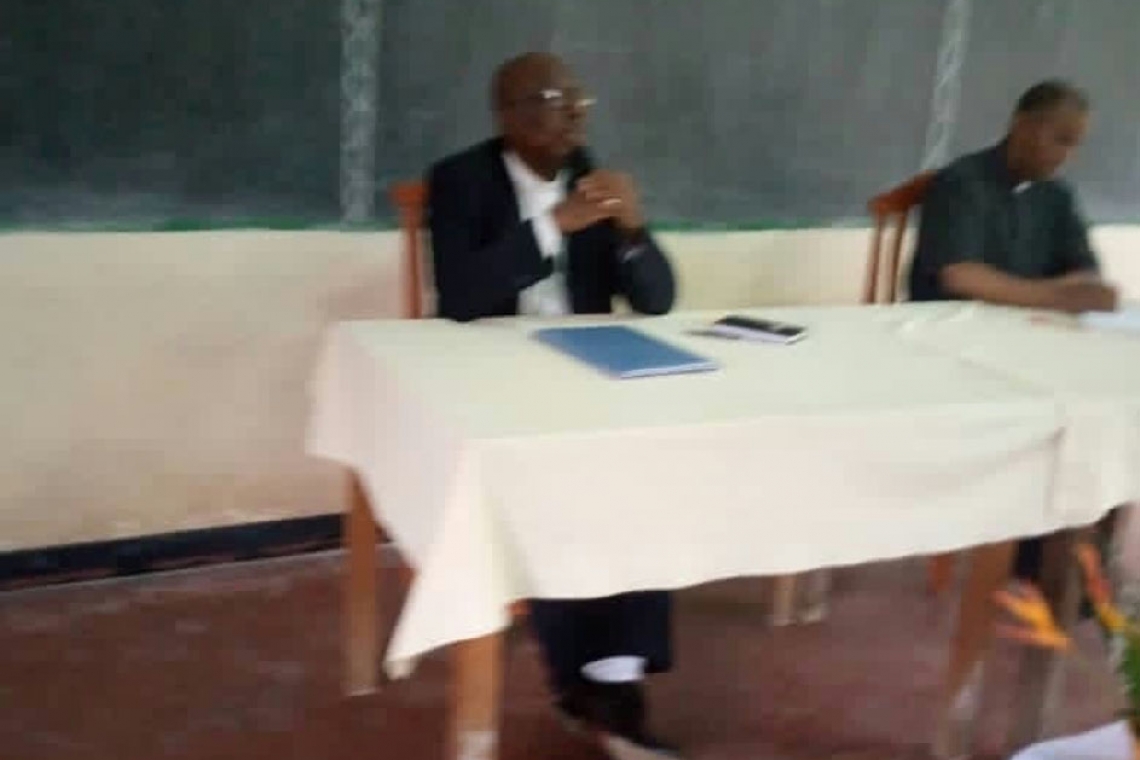 VISITE AU GRAND SEMINAIRE DE BUJUMBURA DE SON EXCELLENCE MONSEIGNEUR BONAVENTURE NAHIMANA CHARGE DES GRANDS SEMINAIRES ET DES NOVICIATS AU BURUNDI