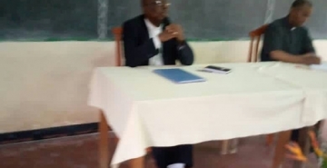 VISITE AU GRAND SEMINAIRE DE BUJUMBURA DE SON EXCELLENCE MONSEIGNEUR BONAVENTURE NAHIMANA CHARGE DES GRANDS SEMINAIRES ET DES NOVICIATS AU BURUNDI