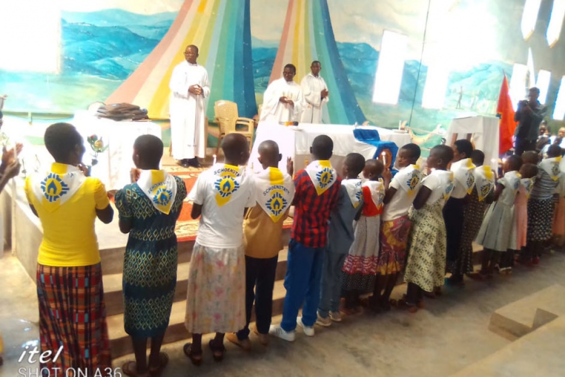 LE MOUVEMENT APOSTOLIQUE DE SCHOENSTATT EN PAROISSE DE BUBANZA VIENT DE CELEBRER SON JUBILE D’ARGENT