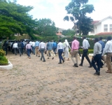 LES SEMINARISTES DU GRAND SEMINAIRE SAINT CURE D'ARS DE BUJUMBURA EN PELERINAGE AU SANCTUAIRE MARIAL DE GIKUNGU