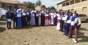 QUARANTE-QUATRE CATECHISTES ONT ETE DIPLOMES A L’INSTITUT CATECHETIQUE AFRICAIN (ICA) MUYANGE
