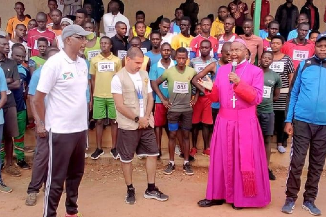 OUVERTURE DES ACTIVITES SPORTIVES POUR LA PAIX  A BURURI