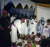 VISITE DU NONCE APOSTOLIQUE AU BURUNDI A L'ORPHELINAT « UWIMANA » DE MAKAMBA