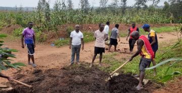 CULTURE DU HARICOT AU GRAND SEMINAIRE DE GITEGA POUR LES PLUS DEMUNIS
