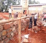 L'EGLISE PAROISSIALE DE CENDAJURU EN COURS D’EXTENSION