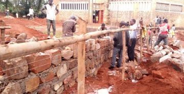 L'EGLISE PAROISSIALE DE CENDAJURU EN COURS D’EXTENSION