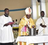 CELEBRATION DE LA MESSE CHRISMALE A LA CATHEDRALE REGINA MUNDI DE BUJUMBURA