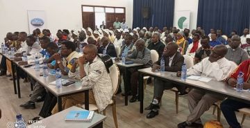 LES PRETRES ET CONSACRES DU DIOCESE DE BUBANZA  DANS LA CONFERENCE DE SENSIBILISATION POUR UN ELEVAGE MODERNE