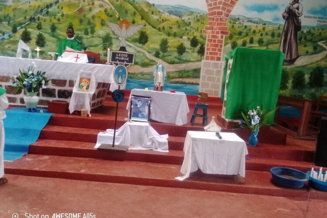 EMISSION DES PROMESSES PAR LES MEMBRES DES MOUVEMENTS D’ACTION CATHOLIQUE DE LA PAROISSE NYANTAKARA