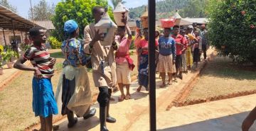 MUSONGATI :  PÈLERINAGE COUPLE DE CHARITE DE LA CHORALE "YEZU MWUNGERE MWIZA"