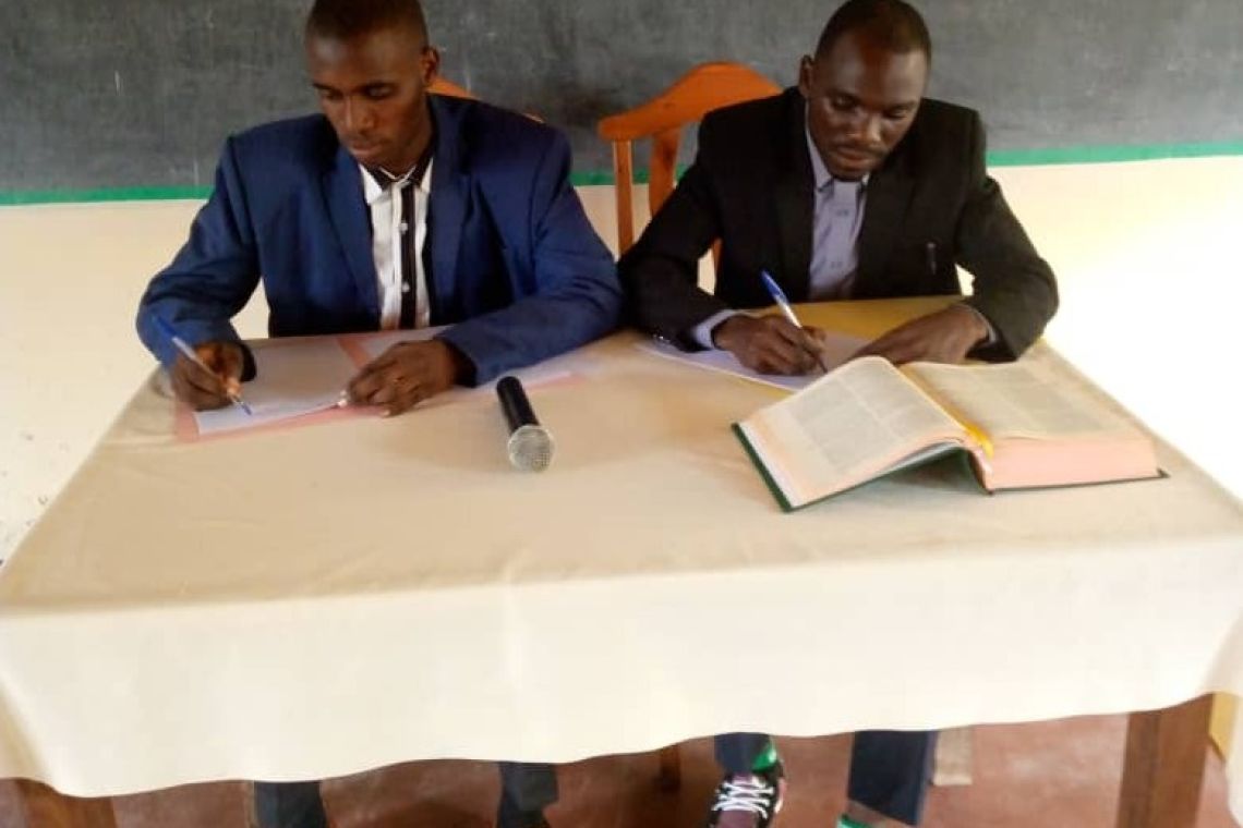 UNE SEANCE D’EVALUATION DU PREMIER SEMESTRE AU GRAND SEMINAIRE DE BUJUMBURA