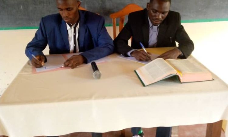 UNE SEANCE D’EVALUATION DU PREMIER SEMESTRE AU GRAND SEMINAIRE DE BUJUMBURA