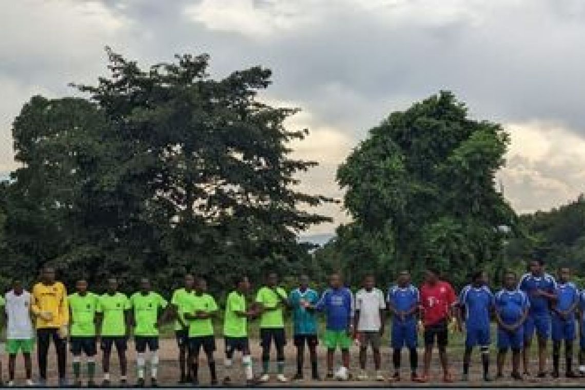 UN MATCH AMICAL AU GRAND SÉMINAIRE DE BUJUMBURA