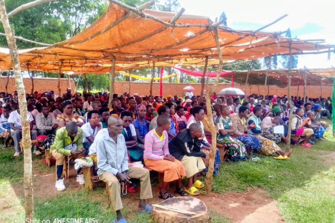 PELERINAGE DES JEUNES  DU GROUPE VOCATIONNEL AU SANCTUAIRE MARIAL DE MUHAMA.